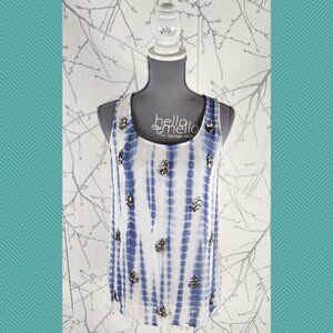 Moon & Meadow Tie Dye Embellished Tank